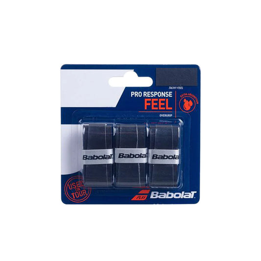 Babolat Pro Response Overgrip - Pack of 3 - Black