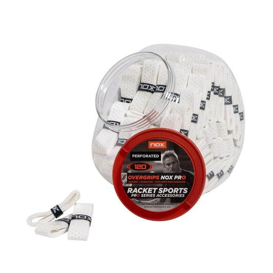 Nox Pro Series Single Perforated Grips - White